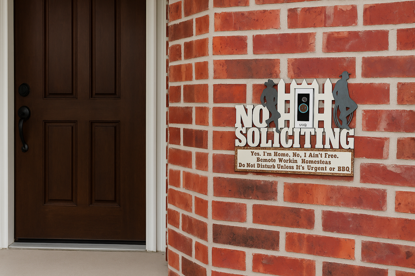 🏡 No Soliciting, Cowboy Style 🤠