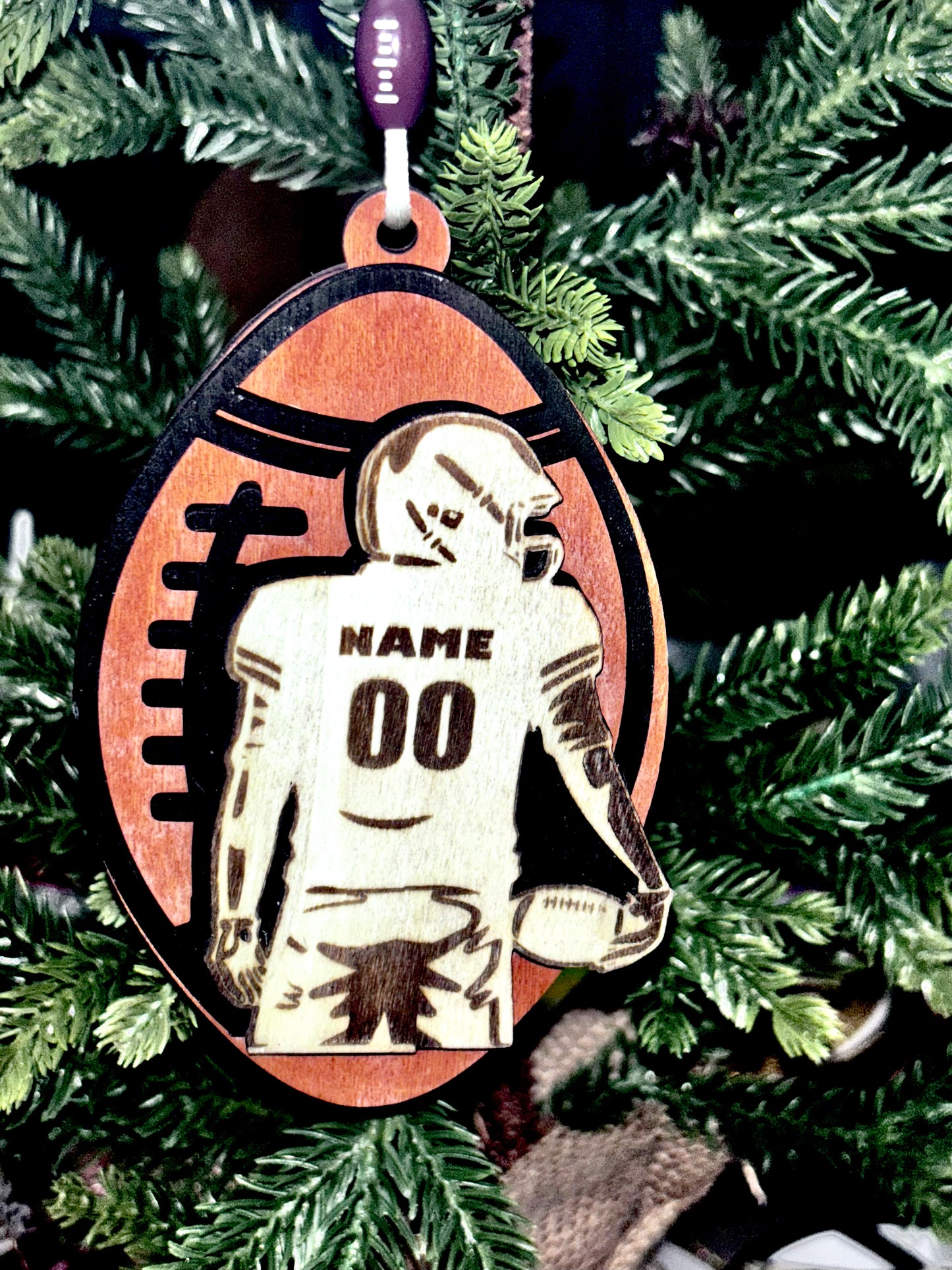 Kids Personalized Player Ornament