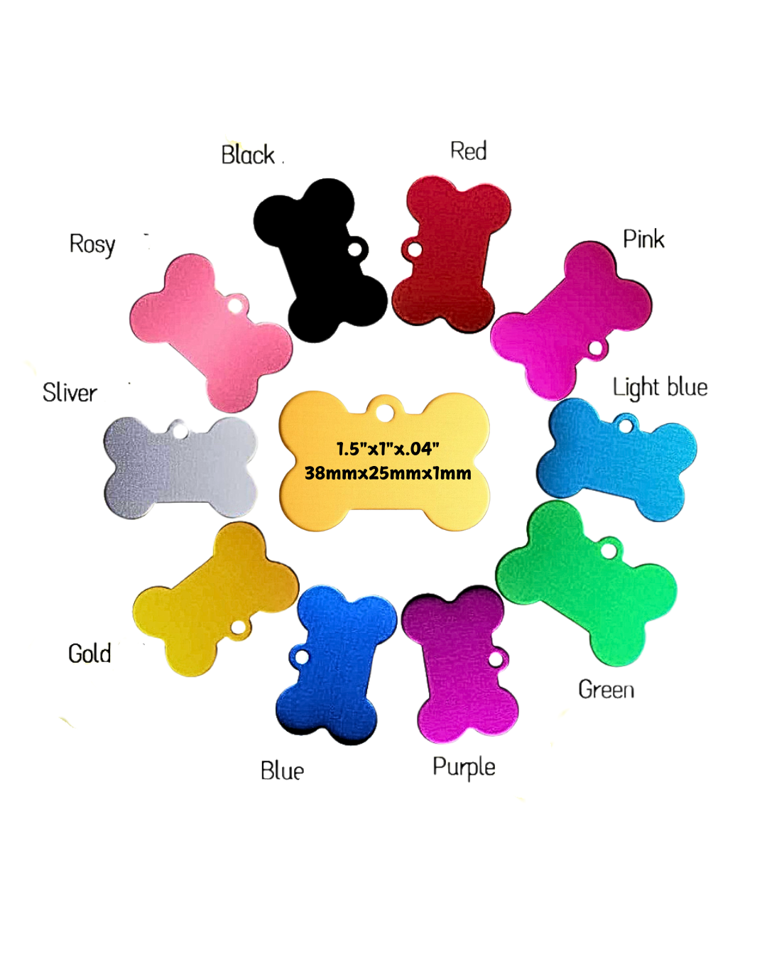 Personalized Engraved ID Tags for Pets